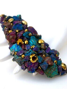 GASOLINE GLAMOUR GILDED PEACOCK KNCUKLE DUSTER RING🦚✨👑